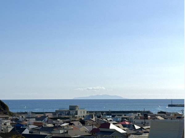現地からの眺望です。海をしっかりと眺めます。
