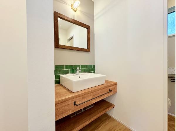 思わず使いたくなるお洒落な洗面台