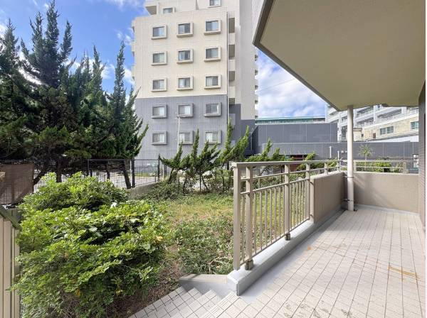 テラスも広いのでお洗濯物をたくさん干せそう