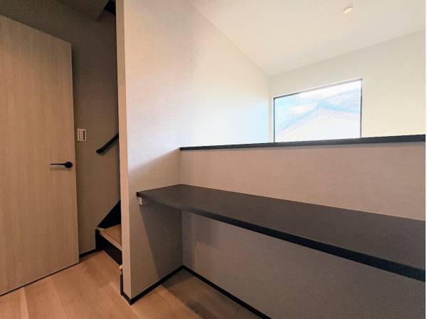 階段ホールはフリースペース