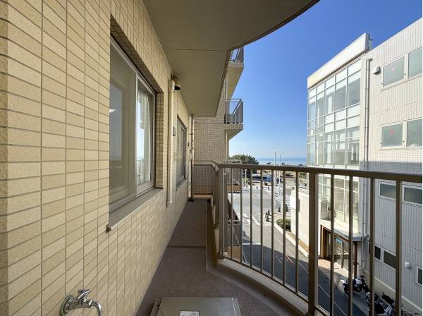 サプライズ感のあるバルコニーからの眺望