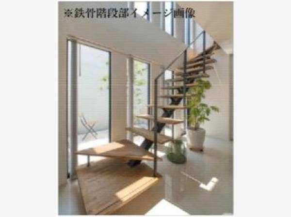 室内、LDKに配置される階段のイメージです