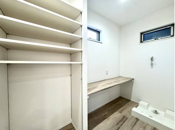 大容量のパントリースペース