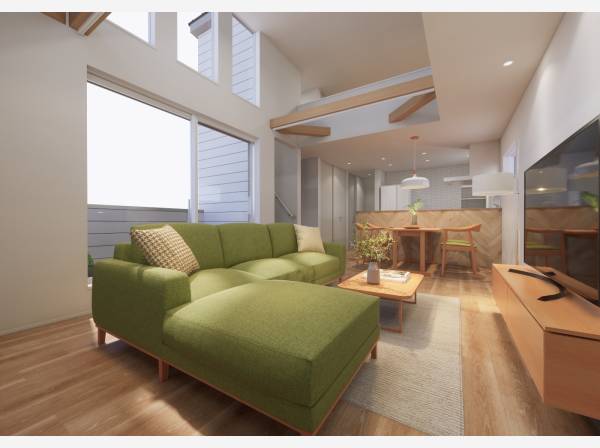 リビングのイメージパースです、