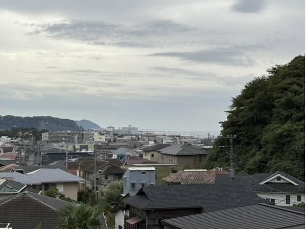 2階テラスからは逗子湾を遠望いたします♪