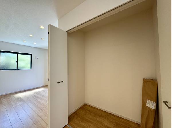 大きな収納がリビングにあります