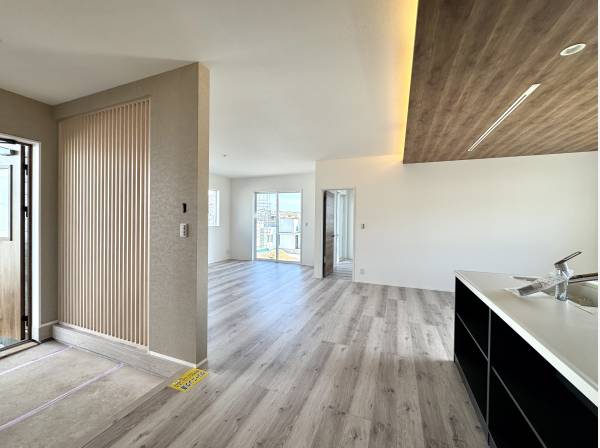 開放感のある平屋です