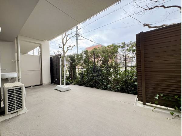 広々と使える専用テラス