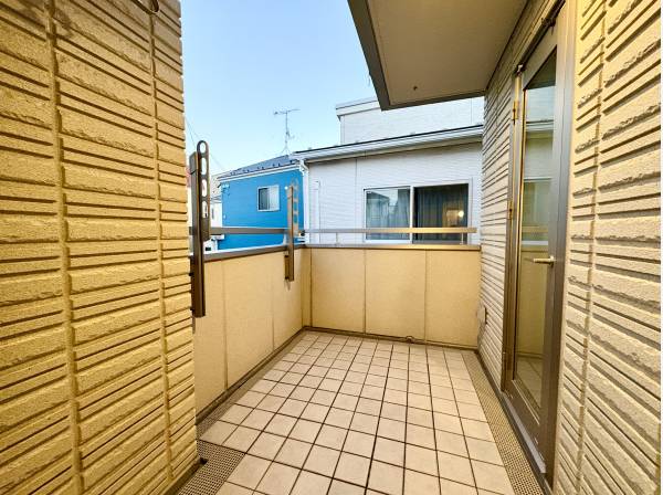 洗濯動線が整うバルコニー