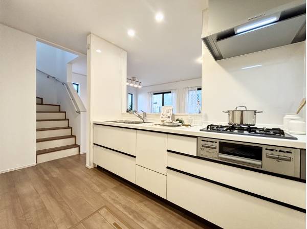 使い勝手のよさそうなキッチンスペース