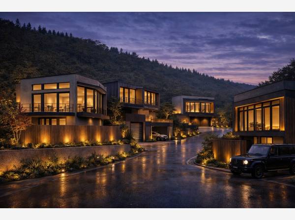 夜の街並み（イメージです）