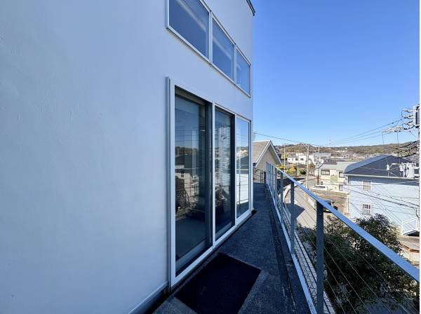 眺めのいいバルコニー