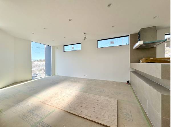 ゆったりとした空間のリビング