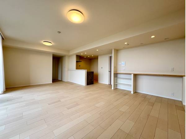 天井高で開放的なLDK