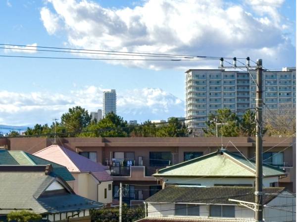 ルーフバルコニーからは富士山を眺めることもできます！