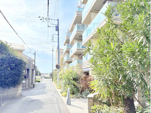 海まで一本道です！