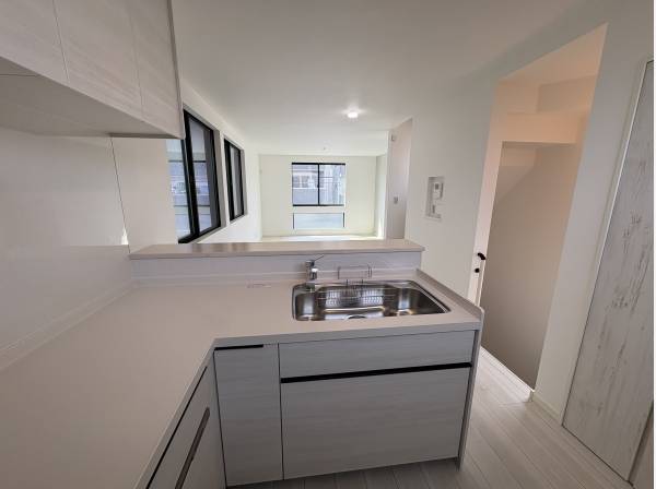 キッチンからの眺めです！