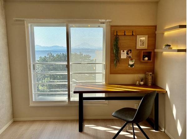 海、富士山を望む居室