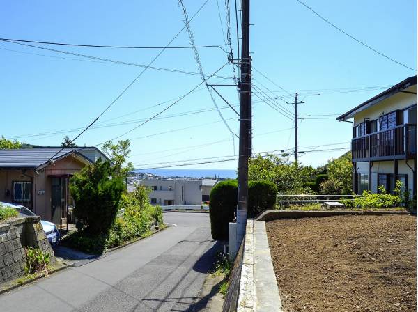 1階レベルからでも海を遠望します