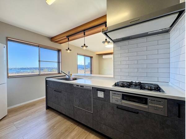 設備充実のシステムキッチン