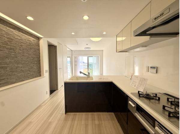 食洗機完備のシステムキッチン