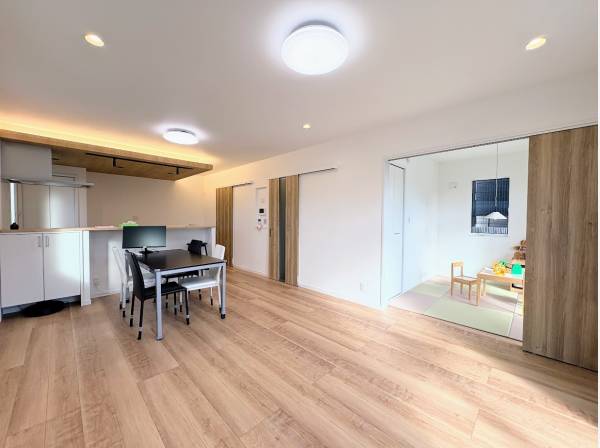 約17帖の家族団らんのLDK