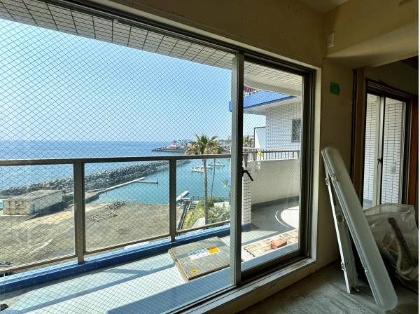 逗子マリーナ方向の眺めも素敵です