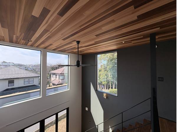 2階からの眺めです。