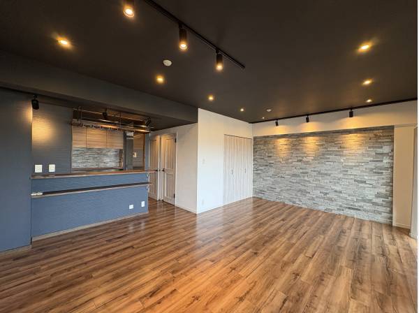 落ち着きのあるリビング