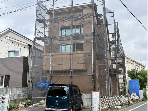 建築中現地です。安心の長期優良住宅