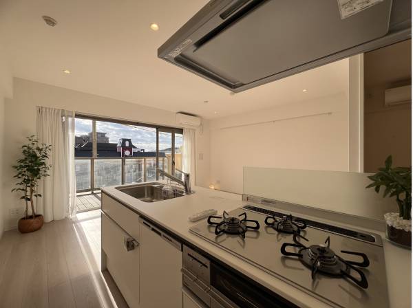 キッチンからも眺めはよいです