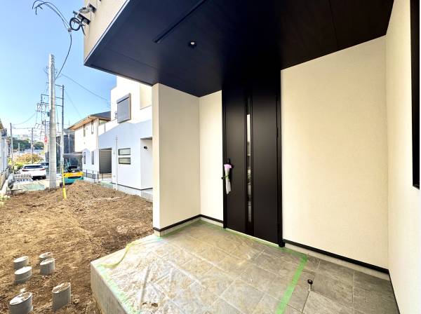 アプローチの完成が楽しみです