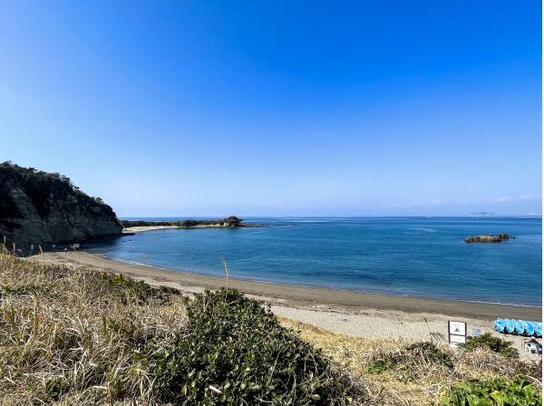 長者ヶ崎海岸まで徒歩3分 (約220ｍ)