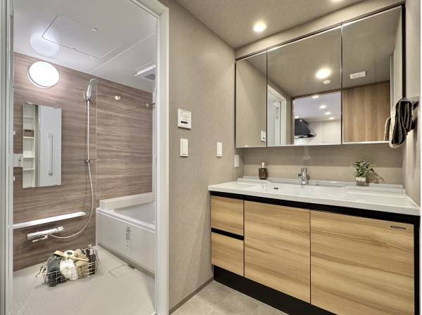 清潔感のあるサニタリースペース