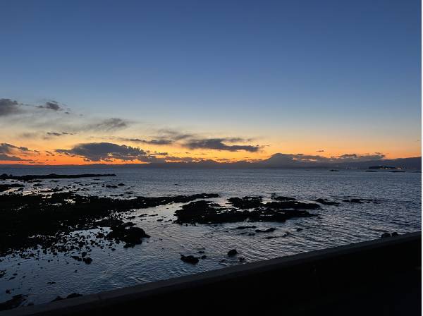 夕焼けも美しいです♪