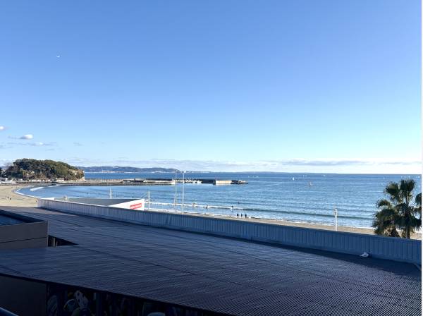 ご覧の眺望が広がります。