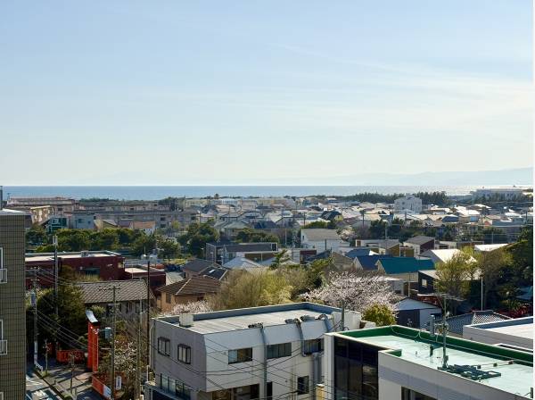 天気が良い日には海と富士山を望めます！