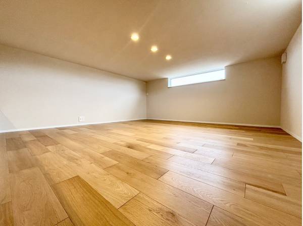 大変広々しているロフト部分