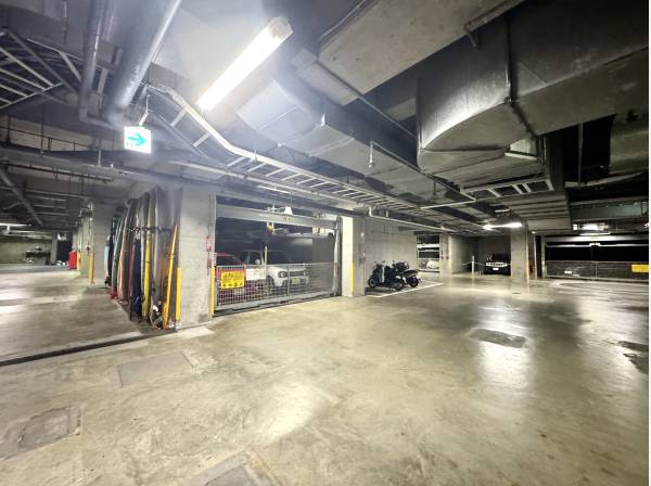 雨の日も濡れずにお部屋への行き来可能