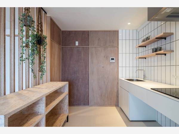 料理が楽しくなるようなおしゃれなキッチンです