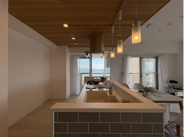 リノベーションでおしゃれになったキッチン