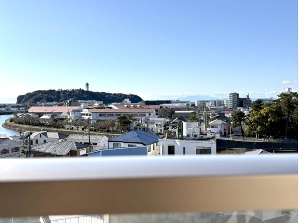 江ノ島の花火もバルコニーから望めます