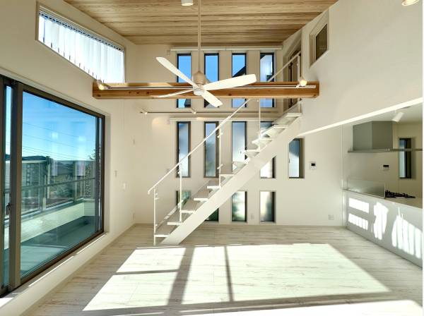 ご覧のように室内は陽に包まれます