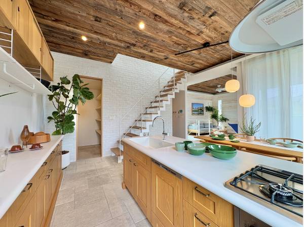 上質な空間を豊かに表現する素敵なキッチンで快適にお料理をお楽しみください