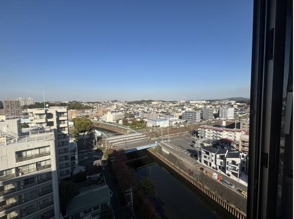 藤沢市を見渡せる抜けた眺望