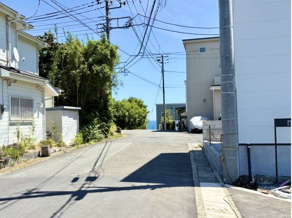 建物の作りによって住宅から海を望めます！
