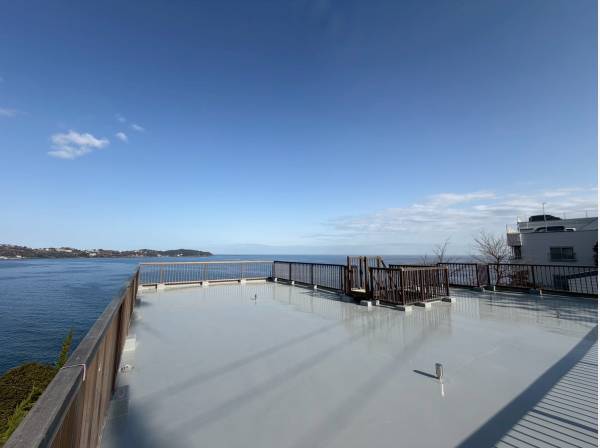 屋上からは360°パノラマオーシャンビュー！！