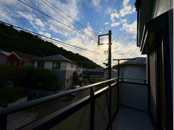 ゆとりある広々バルコニー