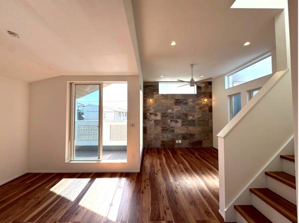 2階リビングを採用し、日当たりも良好です！