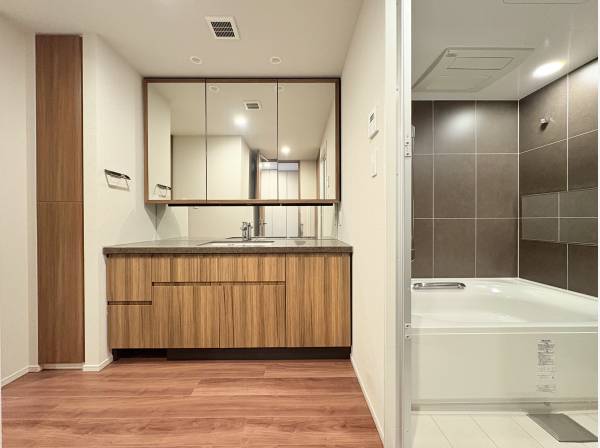 広々と使えるサニタリースペース